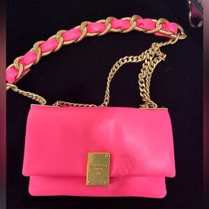NWT 1945 Balmain pink soft bag, with chain insane price
